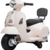 Eco Toys White Elektrische Vespa Scooter H1 -Dirkje || Jollein || bébé-jou Verkoopwinkel mamaloes eco toys white elektrische vespa scooter h1