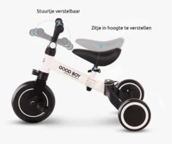 Eco Toys Rood 4-in-1 Loopfiets HC492494 -Dirkje || Jollein || bébé-jou Verkoopwinkel mamaloes eco toys wit 2 in 1 loopfiets hc492494 2 2