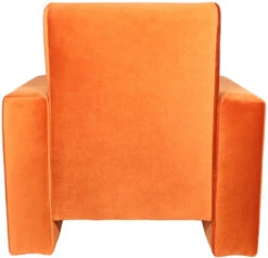Ding Jamie Velvet Sienna Kinderfauteuil DI-34202 -Dirkje || Jollein || bébé-jou Verkoopwinkel mamaloes kinderfauteuil velvet oranje 03k
