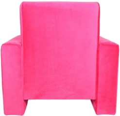 Ding Jamie Velvet Roze Kinderfauteuil DI-34206 -Dirkje || Jollein || bébé-jou Verkoopwinkel mamaloes kinderfauteuil velvet roze 03k