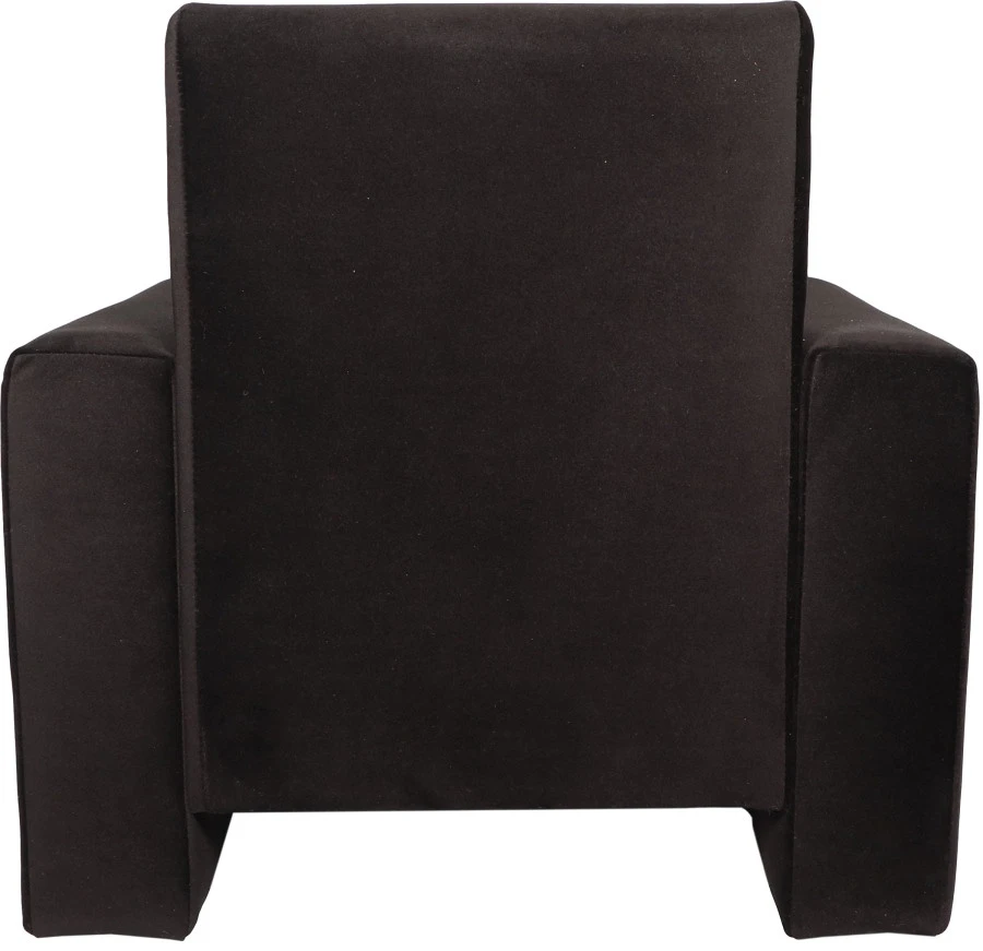 Ding Jamie Velvet Zwart Kinderfauteuil DI-34203 6 Ding Jamie Velvet Zwart Kinderfauteuil DI-34203 - Afbeelding 4