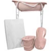 MamaLoes Licht Roze Badset Incl. Witte Badstandaard 1 MamaLoes Licht Roze Badset Incl. Witte Badstandaard -Dirkje || Jollein || bébé-jou Verkoopwinkel mamaloes licht roze badset incl. witte badstandaard wit kussen