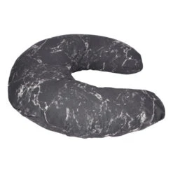 MamaLoes Marmer Zwart Medium Voedingskussen ML2022 -Dirkje || Jollein || bébé-jou Verkoopwinkel mamaloes marble black voedingskussen ml2022 3 1