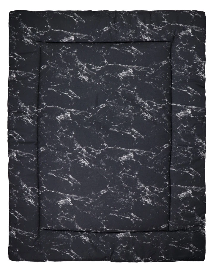 MamaLoes Marmer Zwart 80 X 100 Cm Boxkleed ML020226