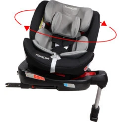 MamaLoes Max Grijs/Zwart 360° Isofix Autostoel 0-36kg ML050214 12 MamaLoes Max Grijs/Zwart 360° Isofix Autostoel 0-36kg ML050214 -Dirkje || Jollein || bébé-jou Verkoopwinkel mamaloes max grijs zwart 360 isofix autostoel 0 36kg ml050214 1 1