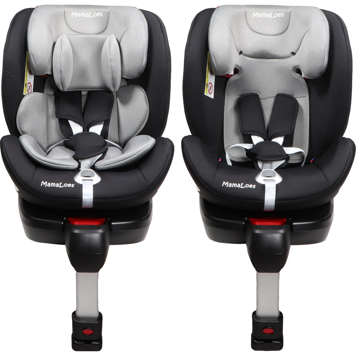 MamaLoes Max Grijs/Zwart 360° Isofix Autostoel 0-36kg ML050214 5 MamaLoes Max Grijs/Zwart 360° Isofix Autostoel 0-36kg ML050214 - Afbeelding 3
