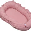 MamaLoes Soft Cotton Ruffle Licht Roze Babynest ML020113 1 MamaLoes Soft Cotton Ruffle Licht Roze Babynest ML020113 -Dirkje || Jollein || bébé-jou Verkoopwinkel mamaloes soft cotton ruffle licht roze babynest ml020113 0