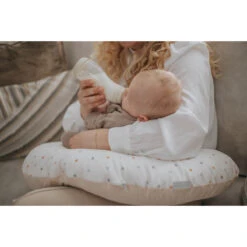 MamaLoes Panther Army Green Medium Voedingskussen ML2038 -Dirkje || Jollein || bébé-jou Verkoopwinkel mamaloes stippen medium voedingskussen ml020303 13 1