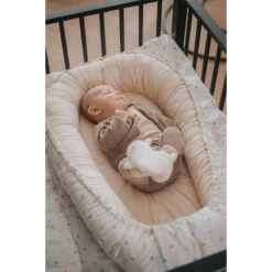 MamaLoes Stippen Omkeerbaar Babynest ML020107 -Dirkje || Jollein || bébé-jou Verkoopwinkel mamaloes stippen omkeerbaar babynest ml020107 10 2