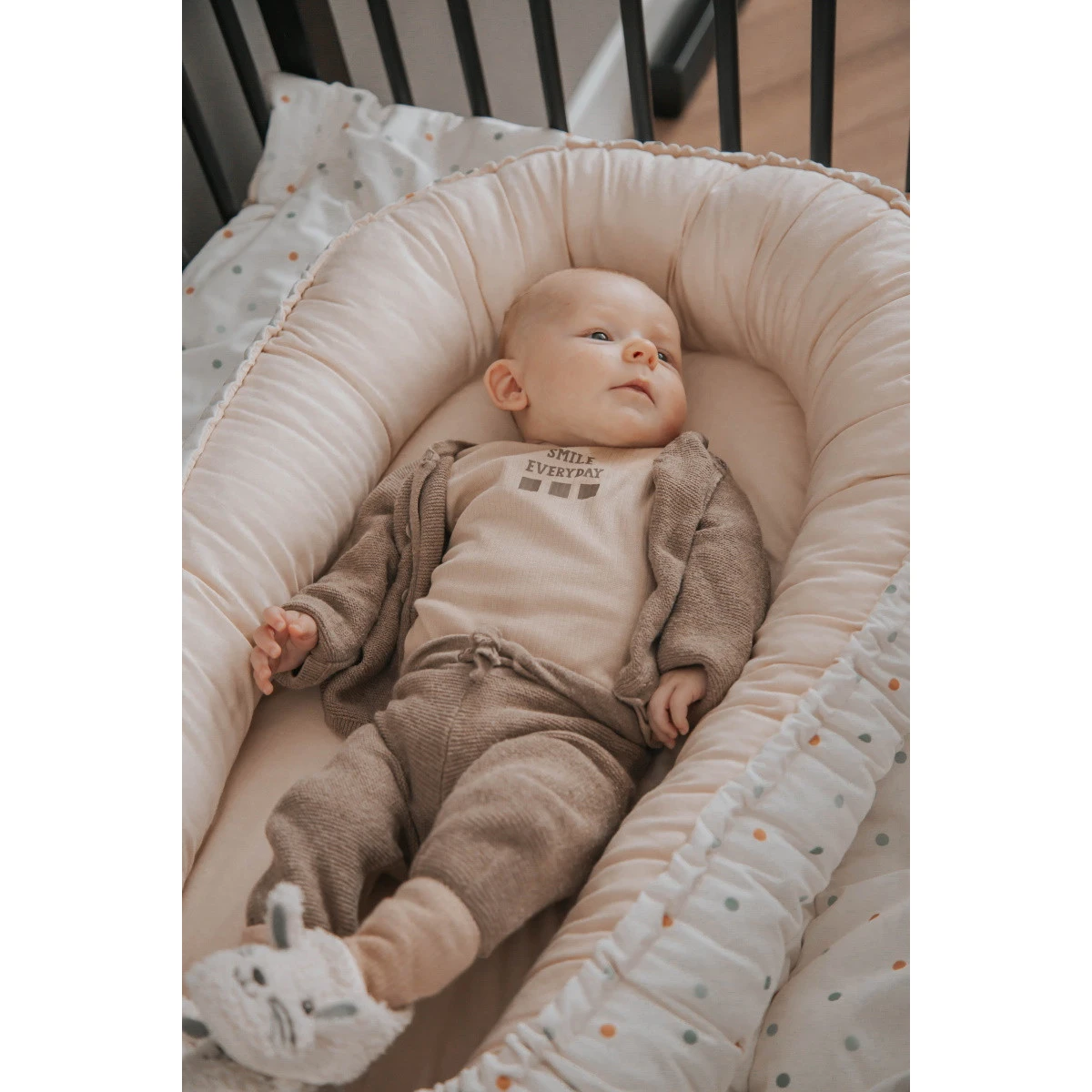 MamaLoes Panther Army Green Omkeerbaar Babynest ML3038 9 MamaLoes Panther Army Green Omkeerbaar Babynest ML3038 - Afbeelding 7