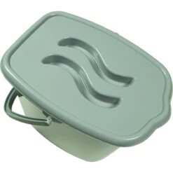 MamaLoes Stone Green Badset Incl. Graphite Badstandaard -Dirkje || Jollein || bébé-jou Verkoopwinkel mamaloes stone green luieremmer ml050310 3 3