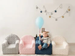 Albero Mio Velvet Grijs Kinderfauteuil -Dirkje || Jollein || bébé-jou Verkoopwinkel mamaloes velvet grijs kinderfauteuil 2