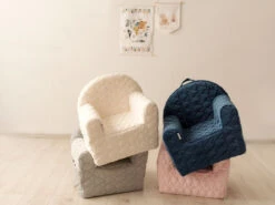 Albero Mio Velvet Grijs Kinderfauteuil -Dirkje || Jollein || bébé-jou Verkoopwinkel mamaloes velvet grijs kinderfauteuil 4