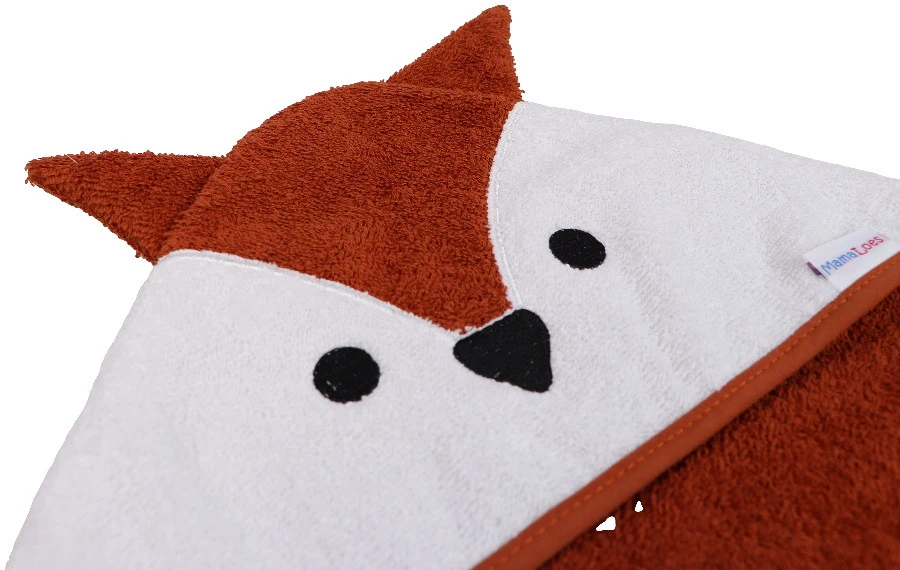 MamaLoes Vos Badcape ML 5132 4 MamaLoes Vos Badcape ML 5132 - Afbeelding 2