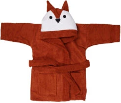 MamaLoes Vos 0-1 Jaar Badjas ML 5032 -Dirkje || Jollein || bébé-jou Verkoopwinkel mamaloes vos badjas ml