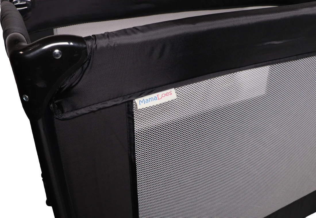 MamaLoes Zwart Campingbed ML030101 7 MamaLoes Zwart Campingbed ML030101 - Afbeelding 5