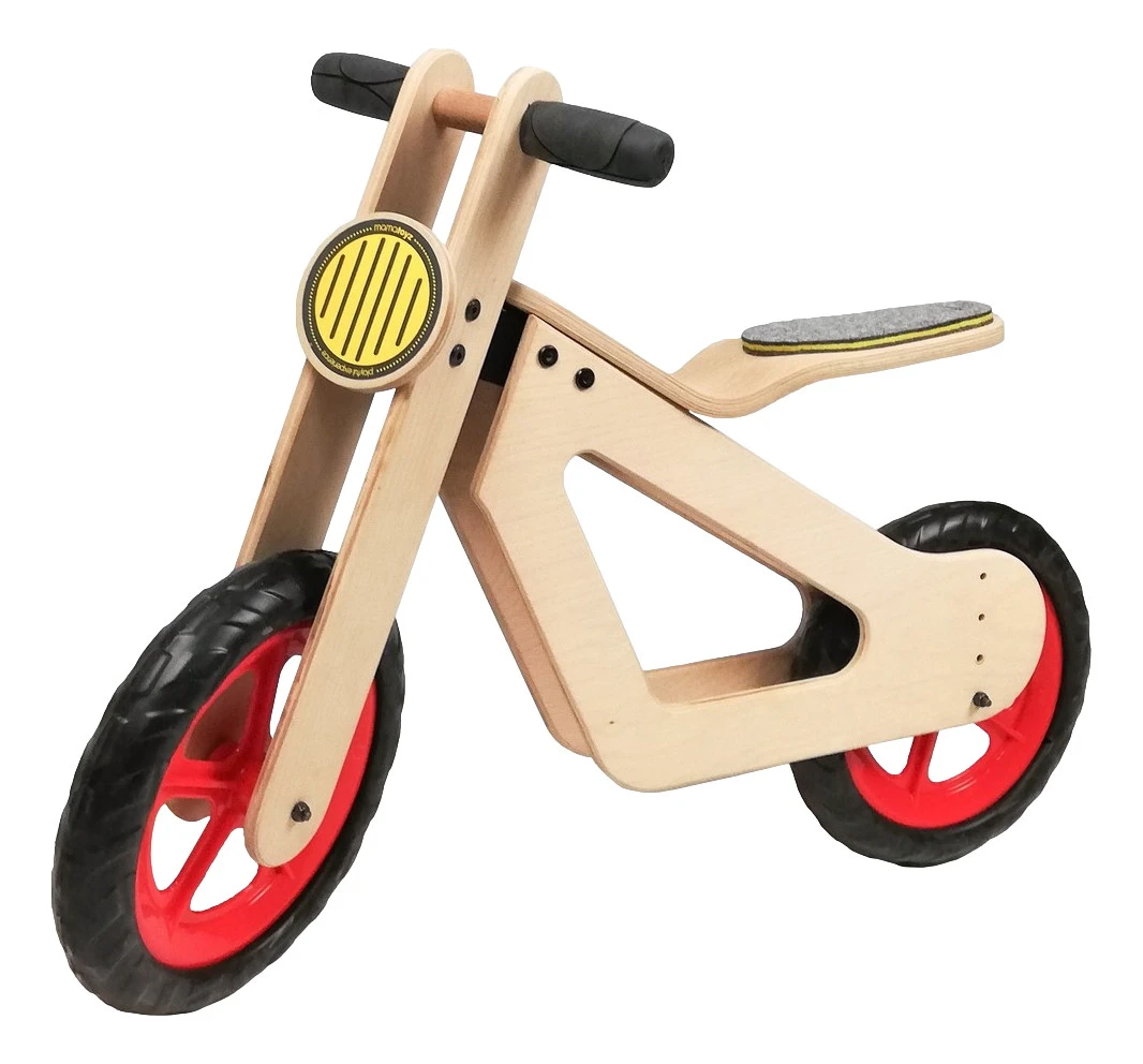 Mamatoyz Balance Bike Rood Houten Loopfiets MT06_R 3 Mamatoyz Balance Bike Rood Houten Loopfiets MT06_R