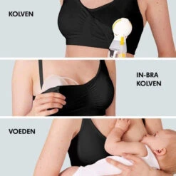 Medela 3-in-1 Voedings- En Kolf BH Maat L 101043830 -Dirkje || Jollein || bébé-jou Verkoopwinkel medela 3 in 1 voedings en kolf bh maat m 101043829 2