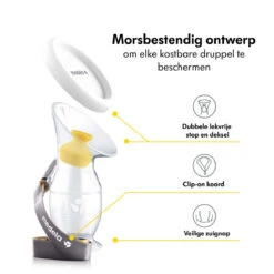 Medela Siliconen Moedermelkcollector 101044201 -Dirkje || Jollein || bébé-jou Verkoopwinkel medela siliconen moedermelkcollector 101044201 .3