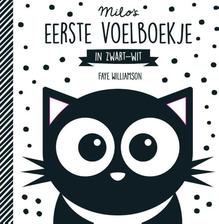 Milo's Eerste Voelboekje In Zwart-Wit Kinderboek 7956 3 Milo's Eerste Voelboekje In Zwart-Wit Kinderboek 7956