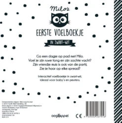 Milo's Eerste Voelboekje In Zwart-Wit Kinderboek 7956 7 Milo's Eerste Voelboekje In Zwart-Wit Kinderboek 7956 -Dirkje || Jollein || bébé-jou Verkoopwinkel milo s eerste voelboekje in zwart wit kinderboek 7956 2