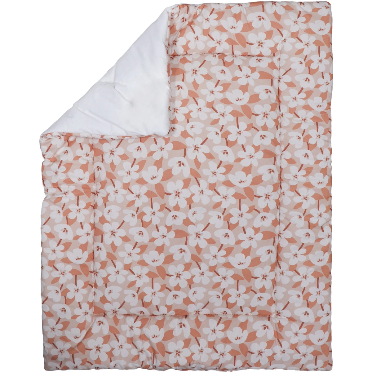 MamaLoes Nougat Bloemen 80 X 100 Cm Omkeerbaar Boxkleed ML020233 3 MamaLoes Nougat Bloemen 80 X 100 Cm Omkeerbaar Boxkleed ML020233