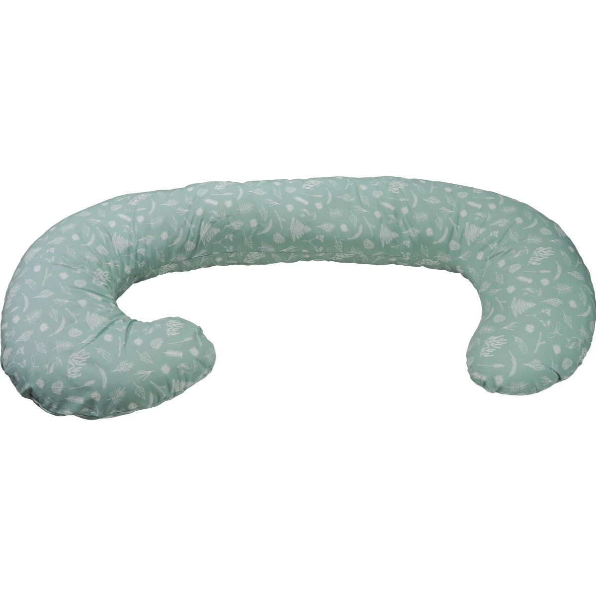 MamaLoes Botanical Animals Stone Green C-vorm Voedingskussen ML020411 4 MamaLoes Botanical Animals Stone Green C-vorm Voedingskussen ML020411 - Afbeelding 2