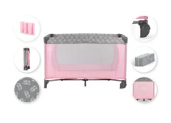 Momi Belove Pink Campingbed LOZE00016 25 Momi Belove Pink Campingbed LOZE00016 -Dirkje || Jollein || bébé-jou Verkoopwinkel momi belove pink campingbed loze00016 8