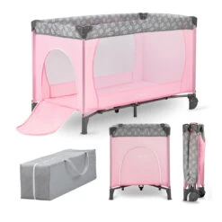Momi Belove Pink Campingbed LOZE00016 26 Momi Belove Pink Campingbed LOZE00016 -Dirkje || Jollein || bébé-jou Verkoopwinkel momi belove pink campingbed loze00016 9
