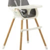 Momi Flovi Light Grey/White 2-in-1 Kinderstoel KRKA00020 -Dirkje || Jollein || bébé-jou Verkoopwinkel momi flovi light grey white kinderstoel krka00020 1