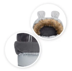 Momi Grey Universele Voetenzak AKCE00034 -Dirkje || Jollein || bébé-jou Verkoopwinkel momi grey universele voetenzak akce00034 5