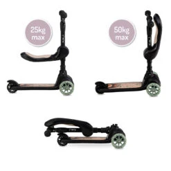 Momi Kiuru Black 2-in-1 Step/Loopfiets HUBA00035 -Dirkje || Jollein || bébé-jou Verkoopwinkel momi kiuru black 2 in 1 step loopfiets huba00035 12