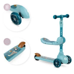 Momi Kiuru Blue 2-in-1 Step/Loopfiets HUBA00036 -Dirkje || Jollein || bébé-jou Verkoopwinkel momi kiuru blue 2 in 1 step loopfiets huba00034 9