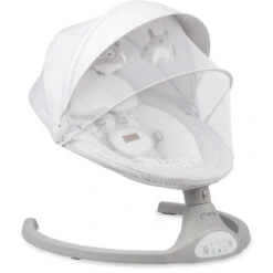 Momi Lami Light Grey Elektrische Babyschommel BULE00023 -Dirkje || Jollein || bébé-jou Verkoopwinkel momi lami light grey elektrische babyschommel bule00023.3