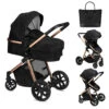 Momi Limuru Black 2-in-1 Combi Kinderwagen WOSP00029 -Dirkje || Jollein || bébé-jou Verkoopwinkel momi limuru black 2 in 1 combi kinderwagen wosp00029 1