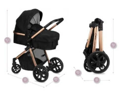 Momi Limuru Black 2-in-1 Combi Kinderwagen WOSP00029 -Dirkje || Jollein || bébé-jou Verkoopwinkel momi limuru black 2 in 1 combi kinderwagen wosp00029 15