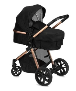 Momi Limuru Black 2-in-1 Combi Kinderwagen WOSP00029 -Dirkje || Jollein || bébé-jou Verkoopwinkel momi limuru black 2 in 1 combi kinderwagen wosp00029 2