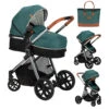 Momi Limuru Green 2-in-1 Combi Kinderwagen WOSP00028 -Dirkje || Jollein || bébé-jou Verkoopwinkel momi limuru green 2 in 1 combi kinderwagen wosp00028 1