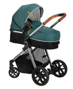 Momi Limuru Green 2-in-1 Combi Kinderwagen WOSP00028 -Dirkje || Jollein || bébé-jou Verkoopwinkel momi limuru green 2 in 1 combi kinderwagen wosp00028 2