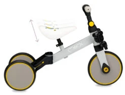 Momi Loris Grey/Yellow 4-in-1 Ride-On Loopfiets ROBI00040 -Dirkje || Jollein || bébé-jou Verkoopwinkel momi loris grey yellow 4 in 1 ride on loopfiets robi00040 7 1