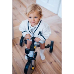 Momi Loris Grey/Yellow 4-in-1 Ride-On Loopfiets ROBI00040 -Dirkje || Jollein || bébé-jou Verkoopwinkel momi loris loopfiets 4 2
