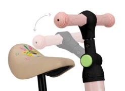 Momi Loris Pink 4-in-1 Ride-On Loopfiets ROBI00039 -Dirkje || Jollein || bébé-jou Verkoopwinkel momi loris pink 4 in 1 ride on loopfiets robi00039 8