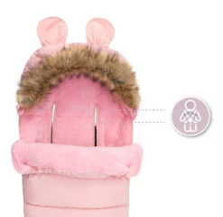 Momi Pink Universele Voetenzak AKCE00033 -Dirkje || Jollein || bébé-jou Verkoopwinkel momi pink universele voetenzak akce00033 4