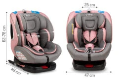 Momi Tordi Roze Isofix 360° 0-36 Kg Autostoel FOSA00018 -Dirkje || Jollein || bébé-jou Verkoopwinkel momi tordi roze isofix 360 0 36 kg autostoel fosa00018 13