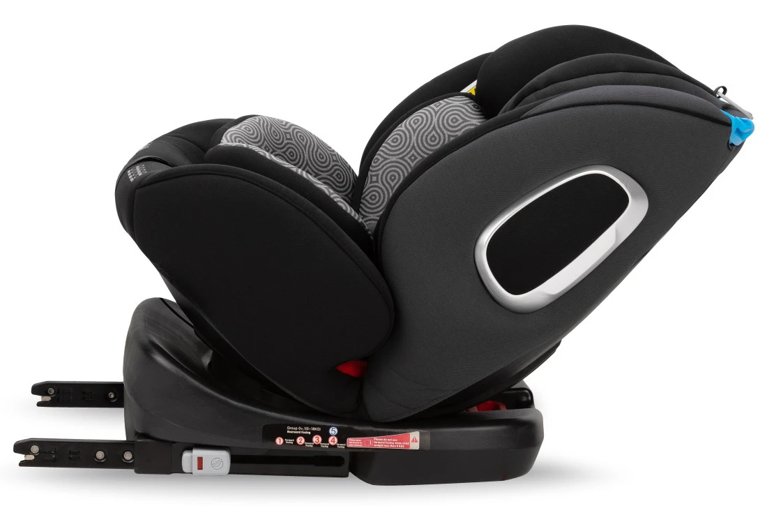 Momi Tordi Zwart Isofix 360° 0-36 Kg Autostoel FOSA00016 - Afbeelding 3