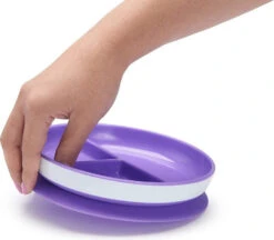 Munchkin 2 Stuks Paars/Roze Bordjes Met Zuignap 05191701 -Dirkje || Jollein || bébé-jou Verkoopwinkel munchkin 2 stuks paars roze bordjes met zuignap 05191701.3 1920x1920