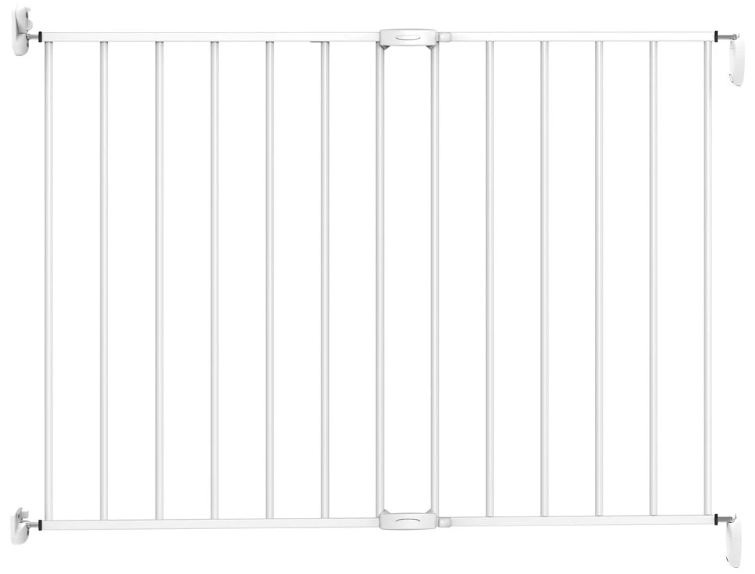 Noma Wit Metaal Uitschuifbaar Traphek/Veiligheidshek 93361 3 Noma Wit Metaal Uitschuifbaar Traphek/Veiligheidshek 93361