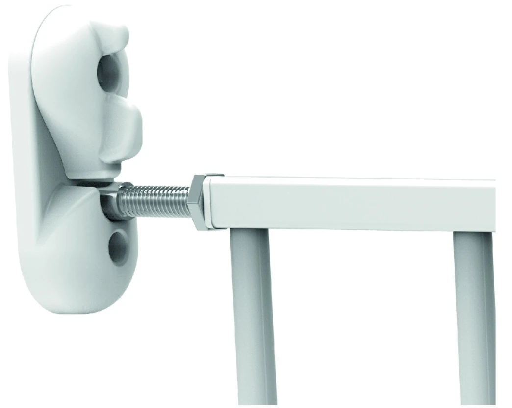 Noma Wit Metaal Uitschuifbaar Traphek/Veiligheidshek 93361 4 Noma Wit Metaal Uitschuifbaar Traphek/Veiligheidshek 93361 - Afbeelding 2