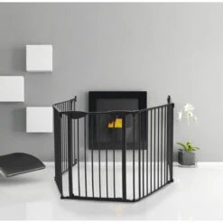 Noma Zwart 5-Delige Kamerverdeler En Traphek Veiligheidshek 94238 -Dirkje || Jollein || bébé-jou Verkoopwinkel noma zwart 5 delige kamerverdeler en traphek veiligheidshek 94238