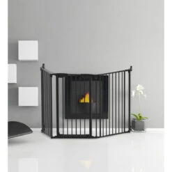 Noma Zwart 5-Delige Kamerverdeler En Traphek Veiligheidshek 94238 -Dirkje || Jollein || bébé-jou Verkoopwinkel noma zwart 5 delige kamerverdeler en traphek veiligheidshek 94238 1